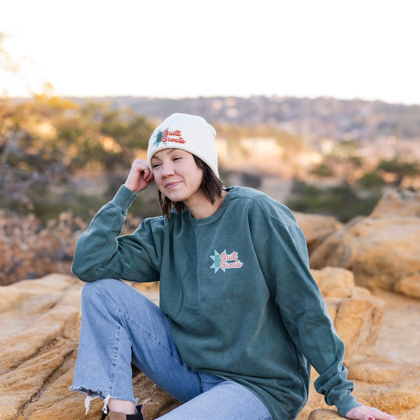 Quilt Scouts Sweatshirt (Size S-XL)