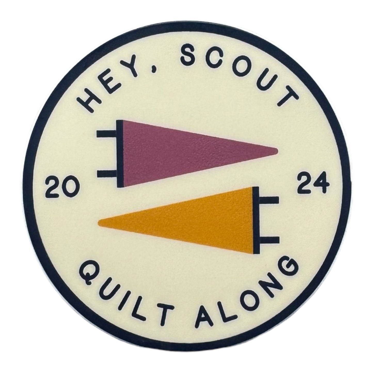 Hey, Scout Quilt Along 2024 Badge