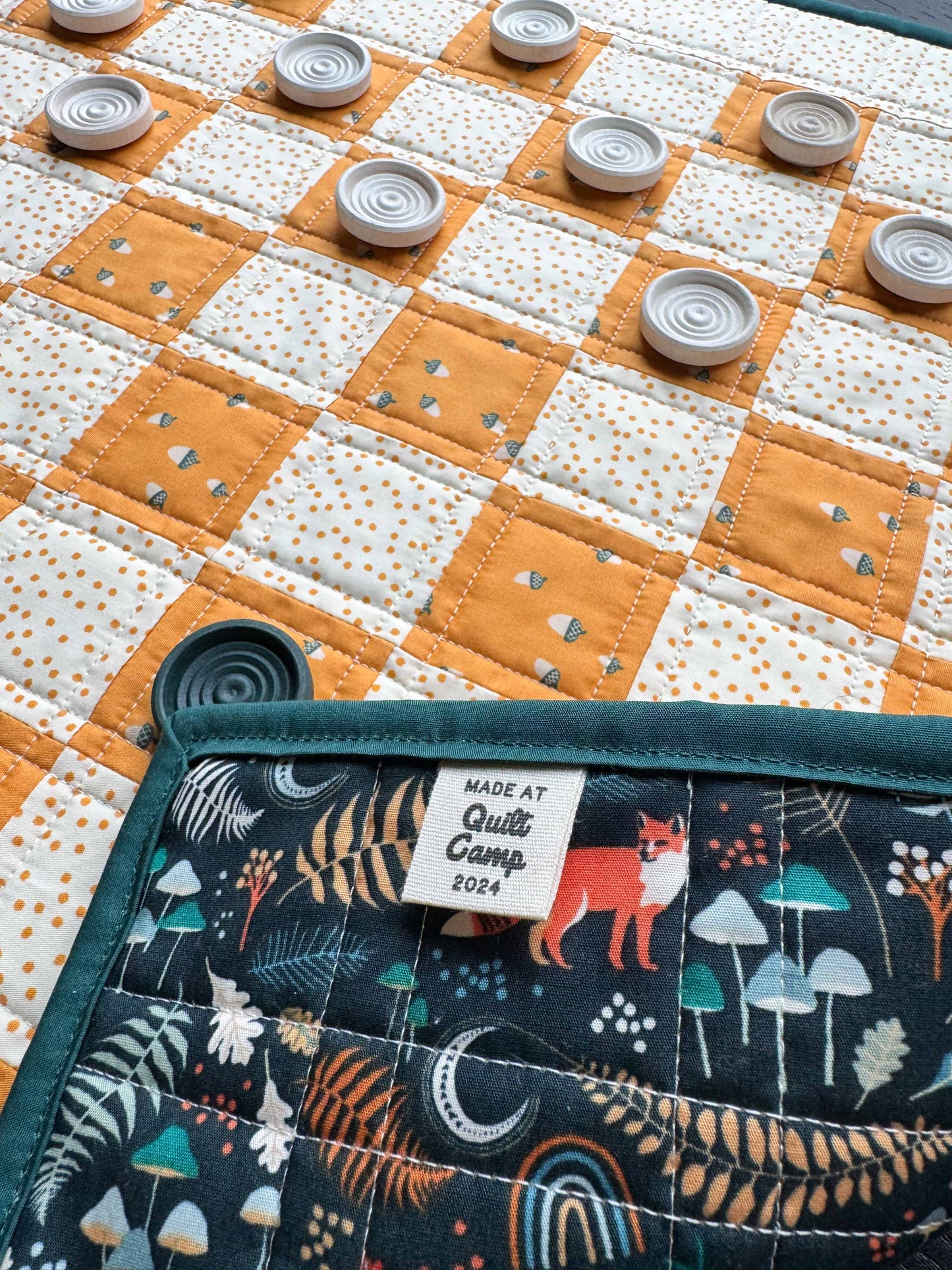 "Made at Quilt Camp 2025" Labels