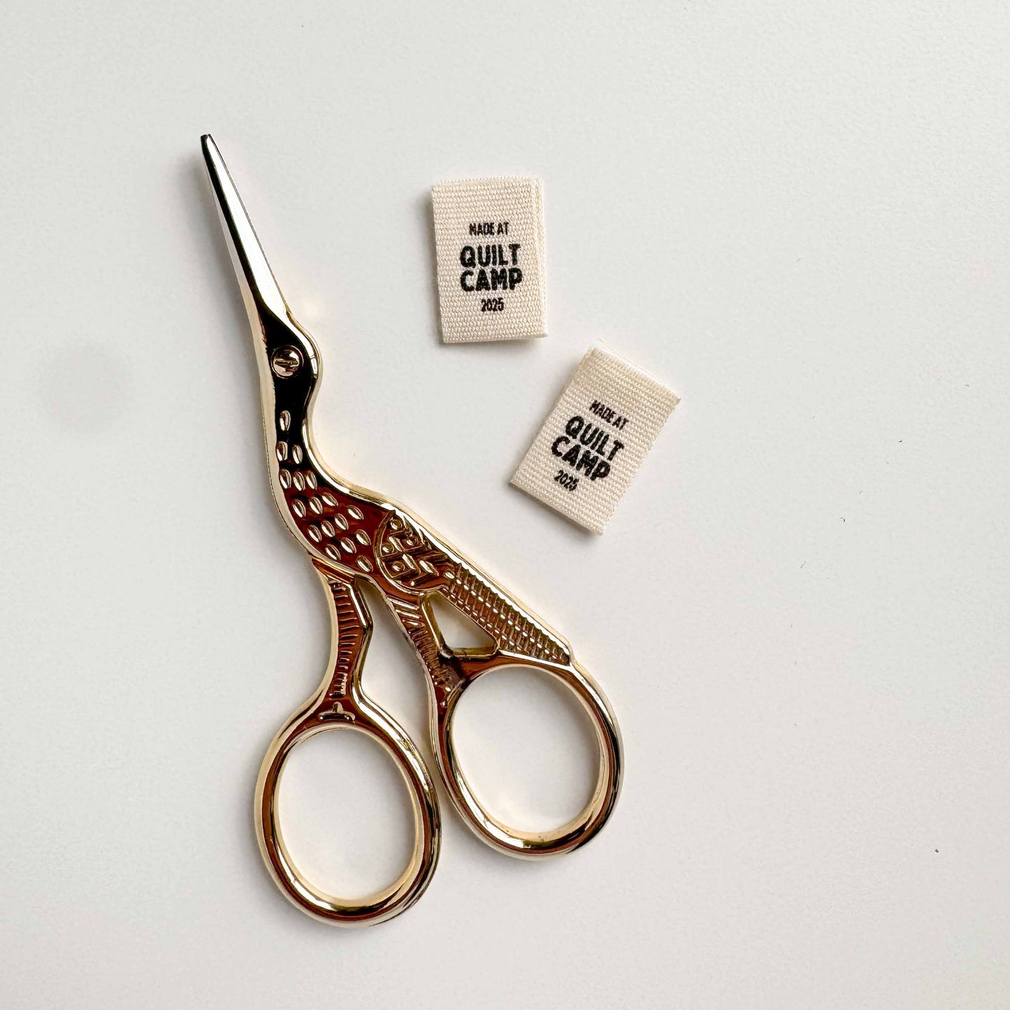"Made at Quilt Camp 2025" MICRO Labels