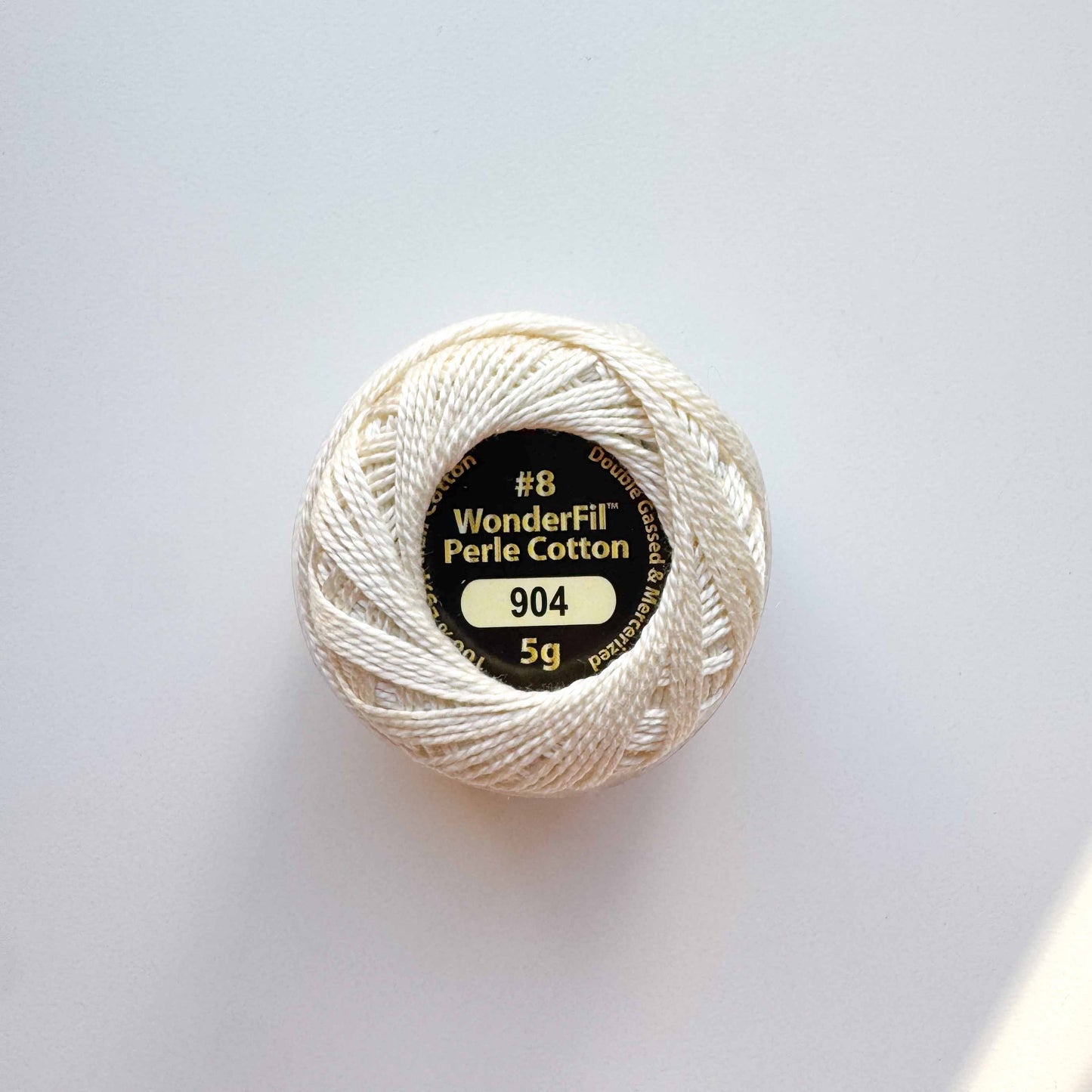 Wonderfil Perle Cotton #8 | Cream