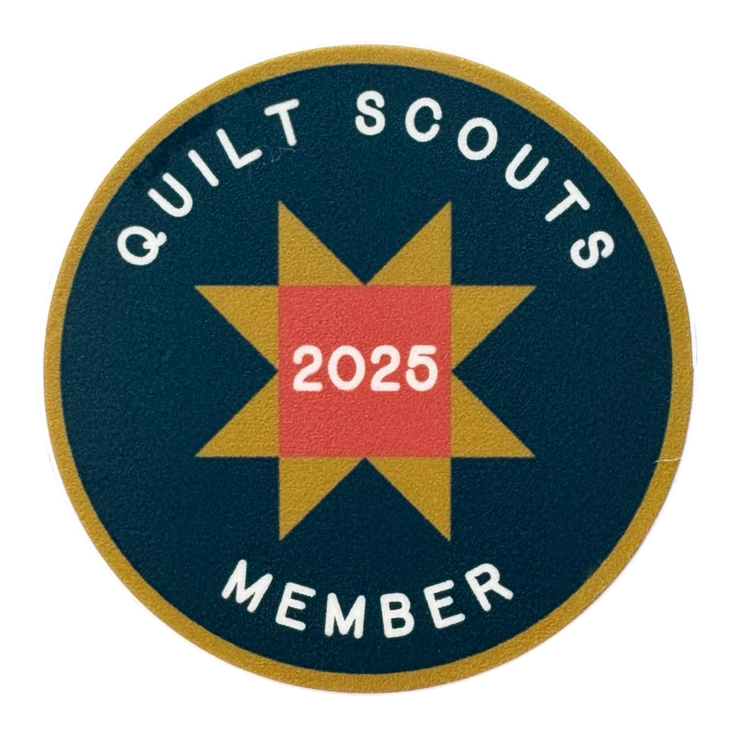 Quilt Scouts 2025 Member Badge