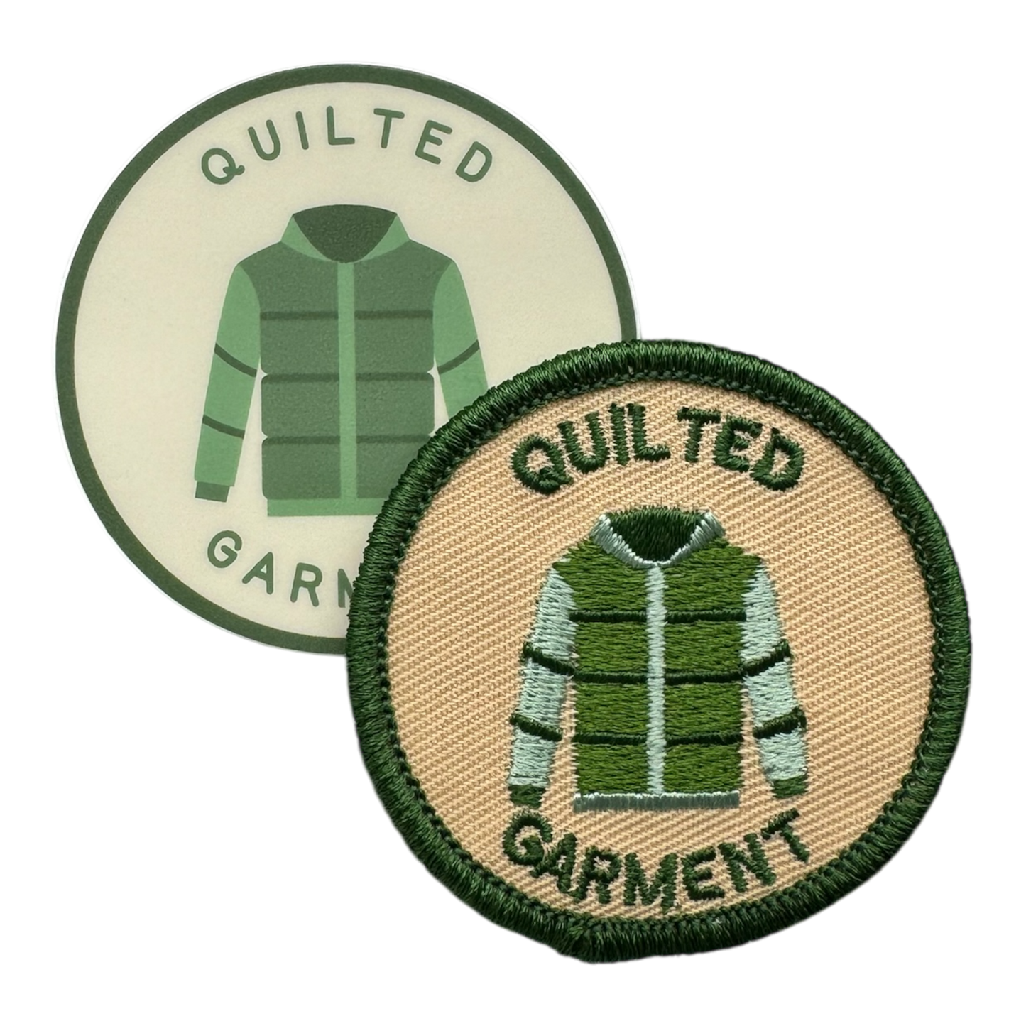 Quilted Garment Badge