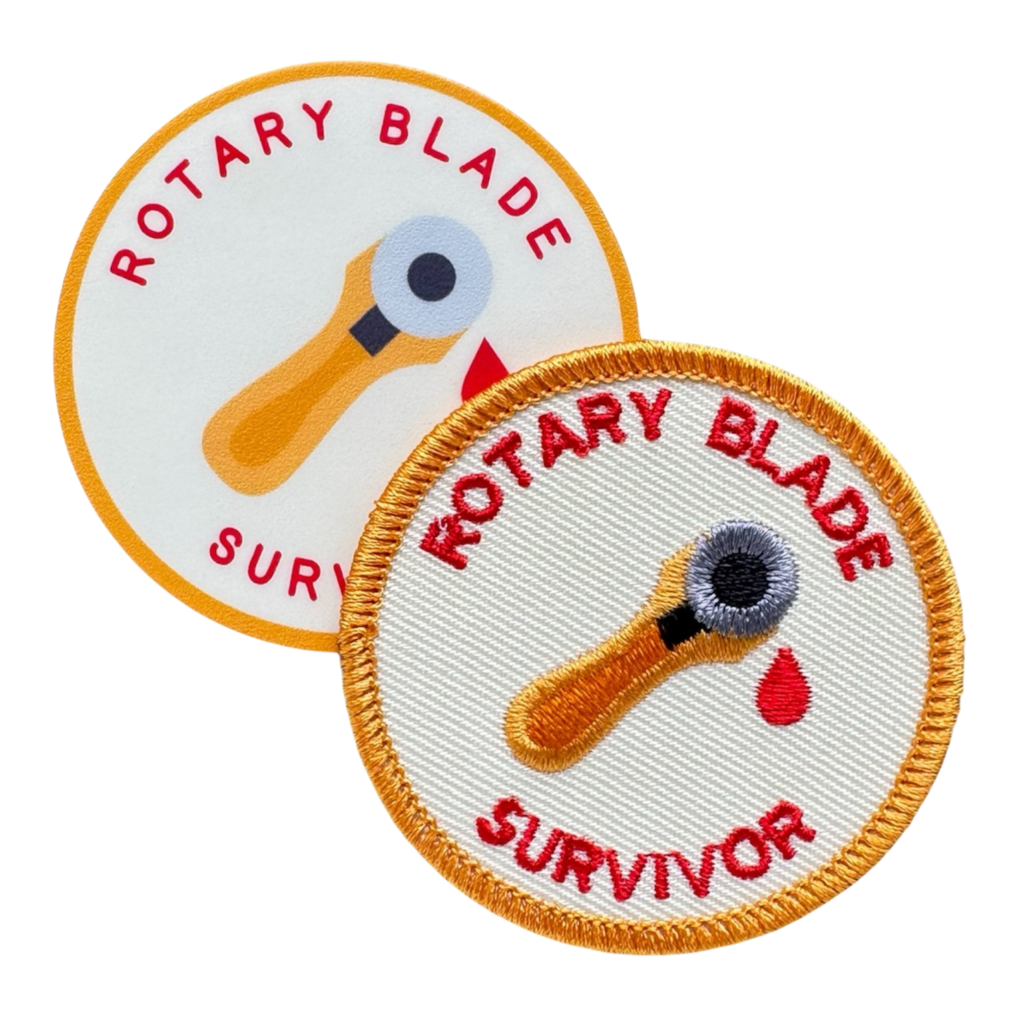 Rotary Blade Survivor Badge