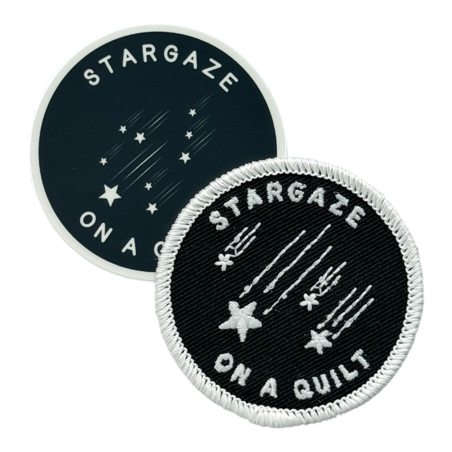 Stargaze on a Quilt Badge