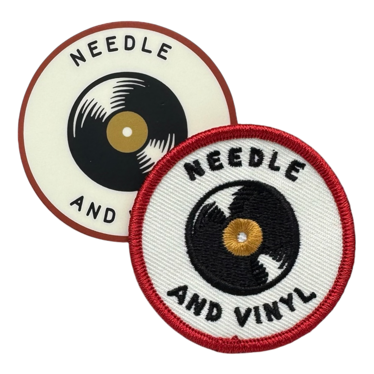 Needle and Vinyl Badge