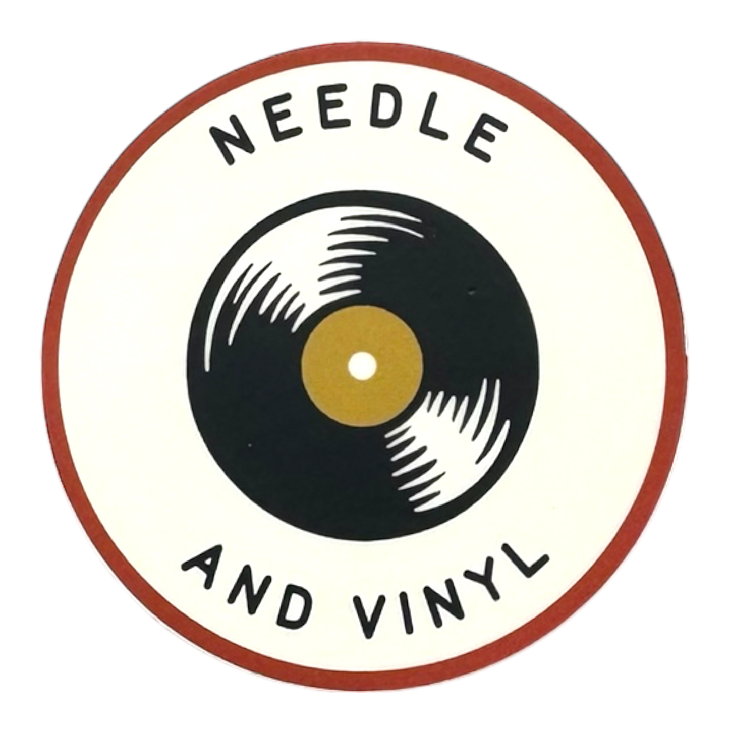 Needle and Vinyl Badge