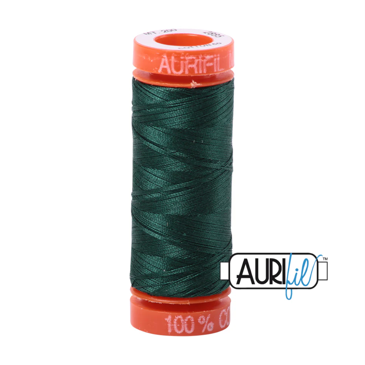 Aurifil Thread - Medium Spruce (#2885) - 50WT Small Spool