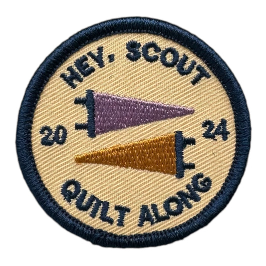 Hey, Scout Quilt Along 2024 Badge