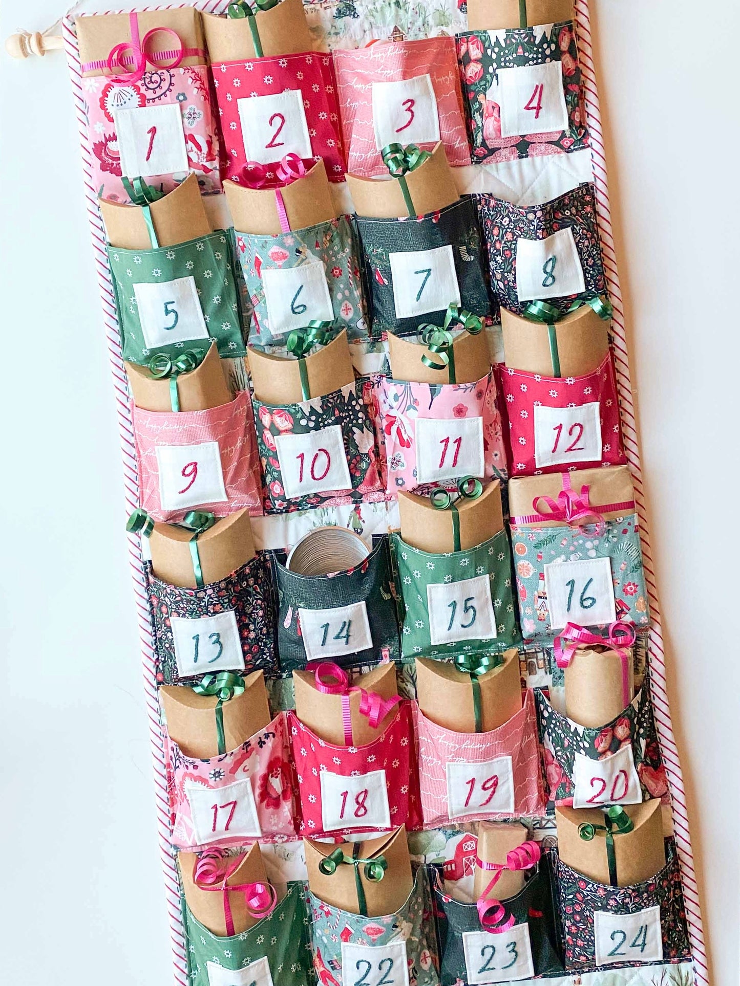 Deck the Halls | Quilted Advent Calendar Pattern