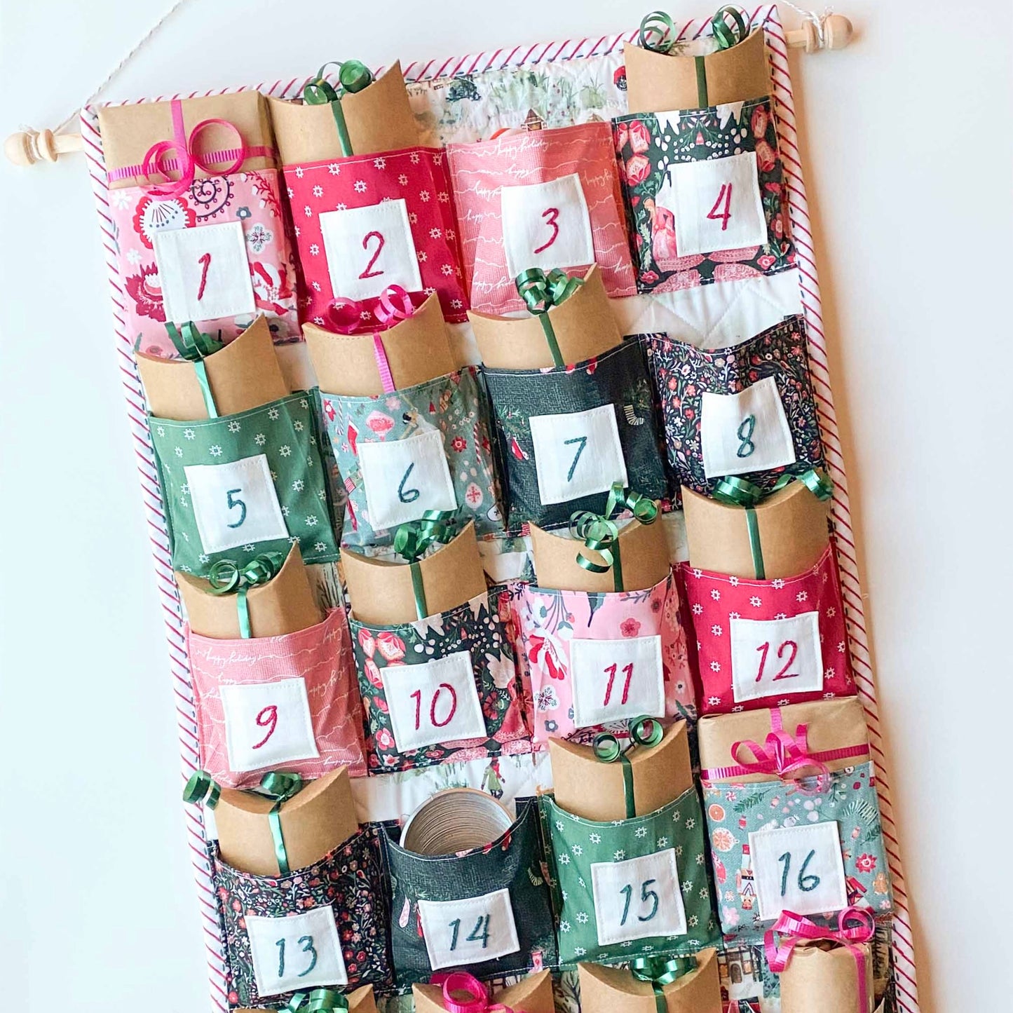 Deck the Halls | Quilted Advent Calendar Pattern