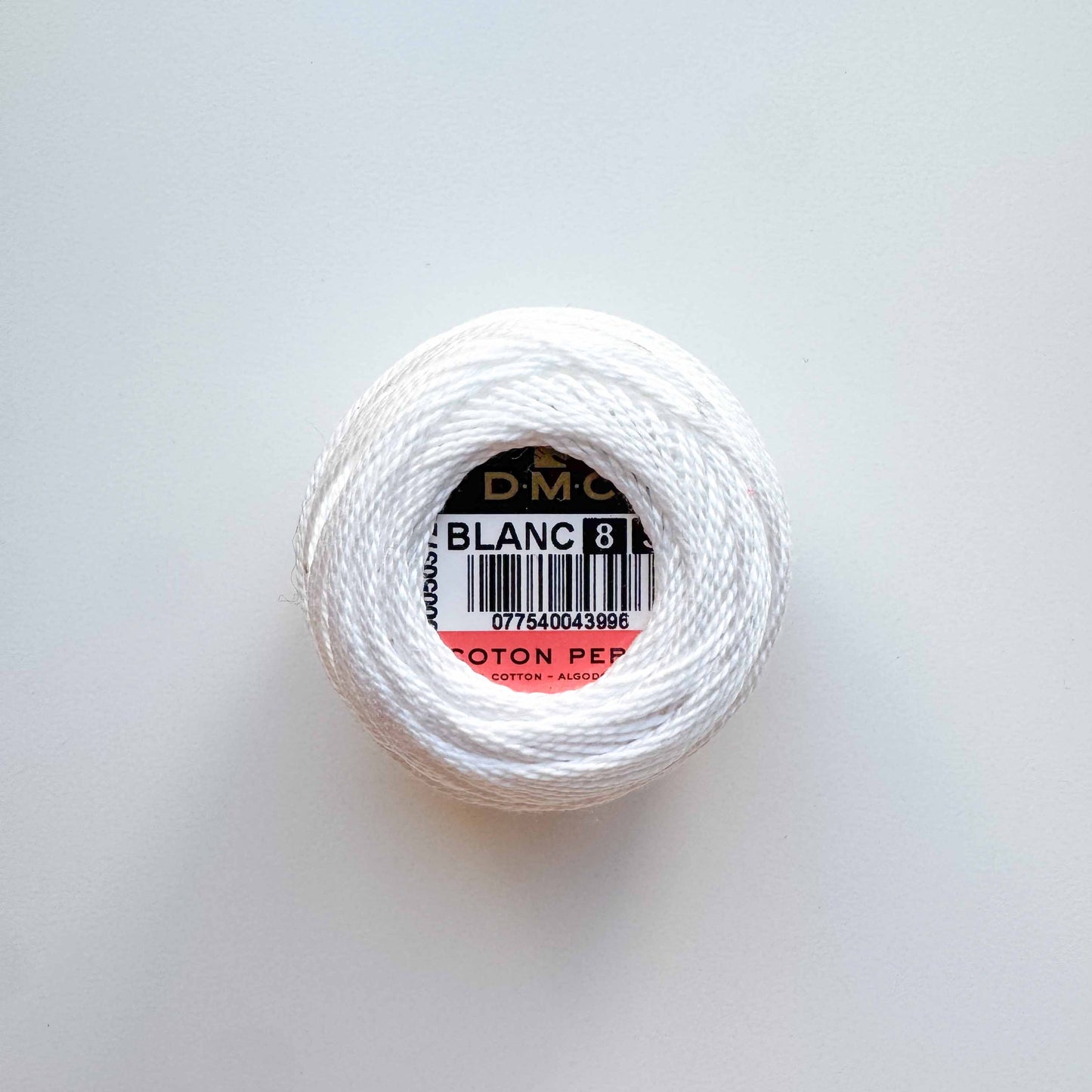 DMC Perle Cotton #8 | White