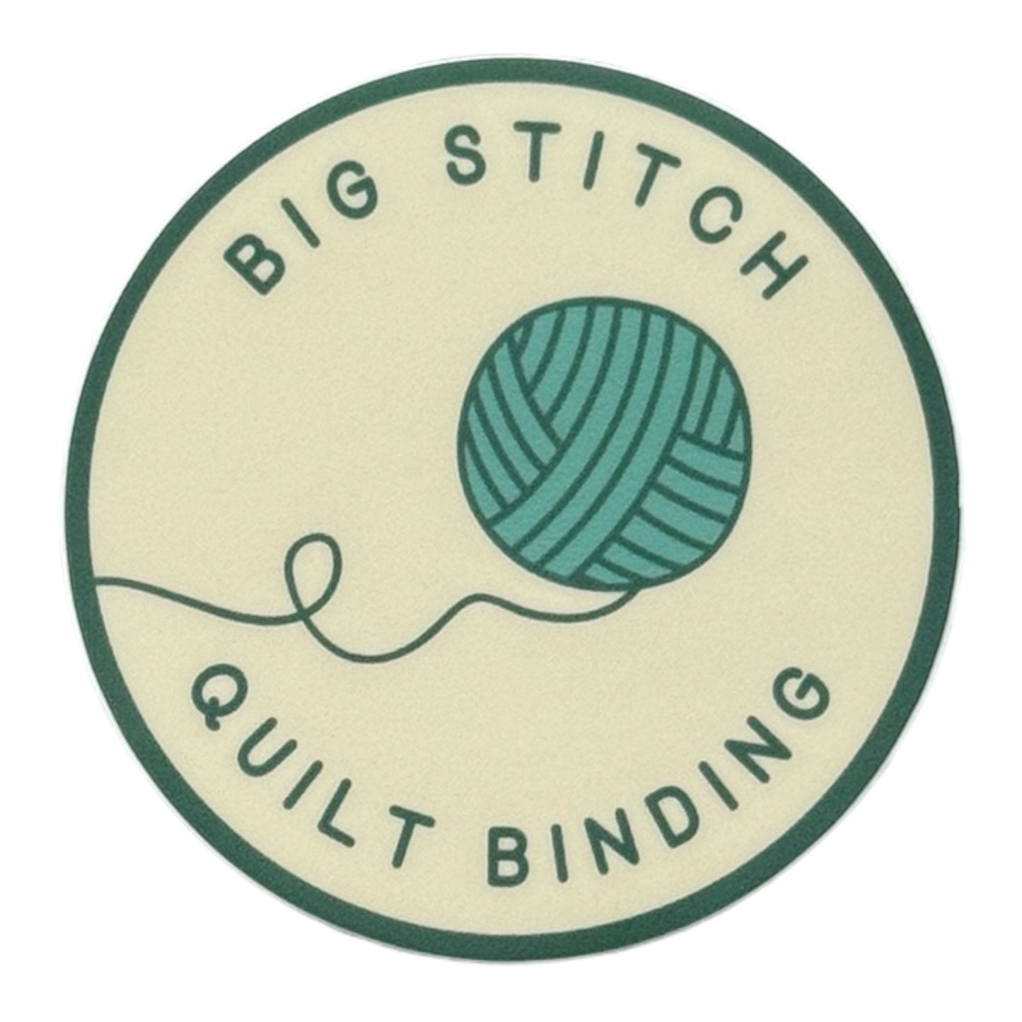 Big Stitch Quilt Binding Badge