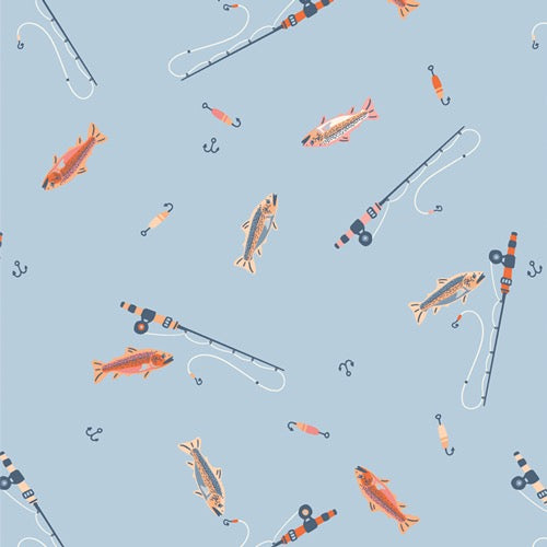 Perfect Catch Mist Flannel