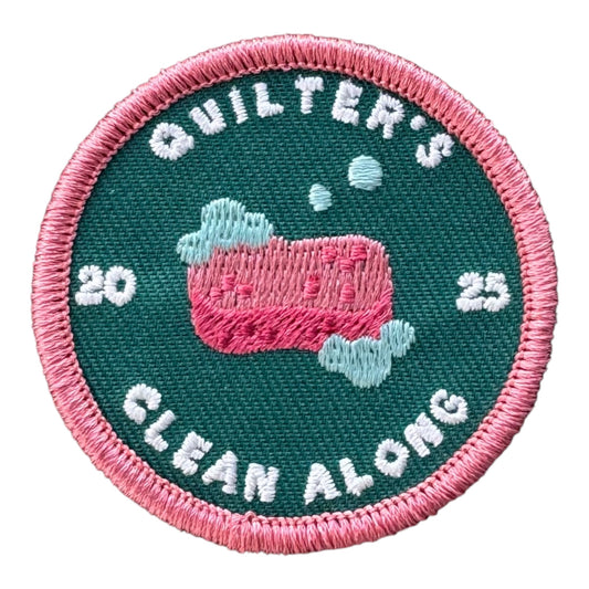 Quilter's Clean Along 2025 Badge