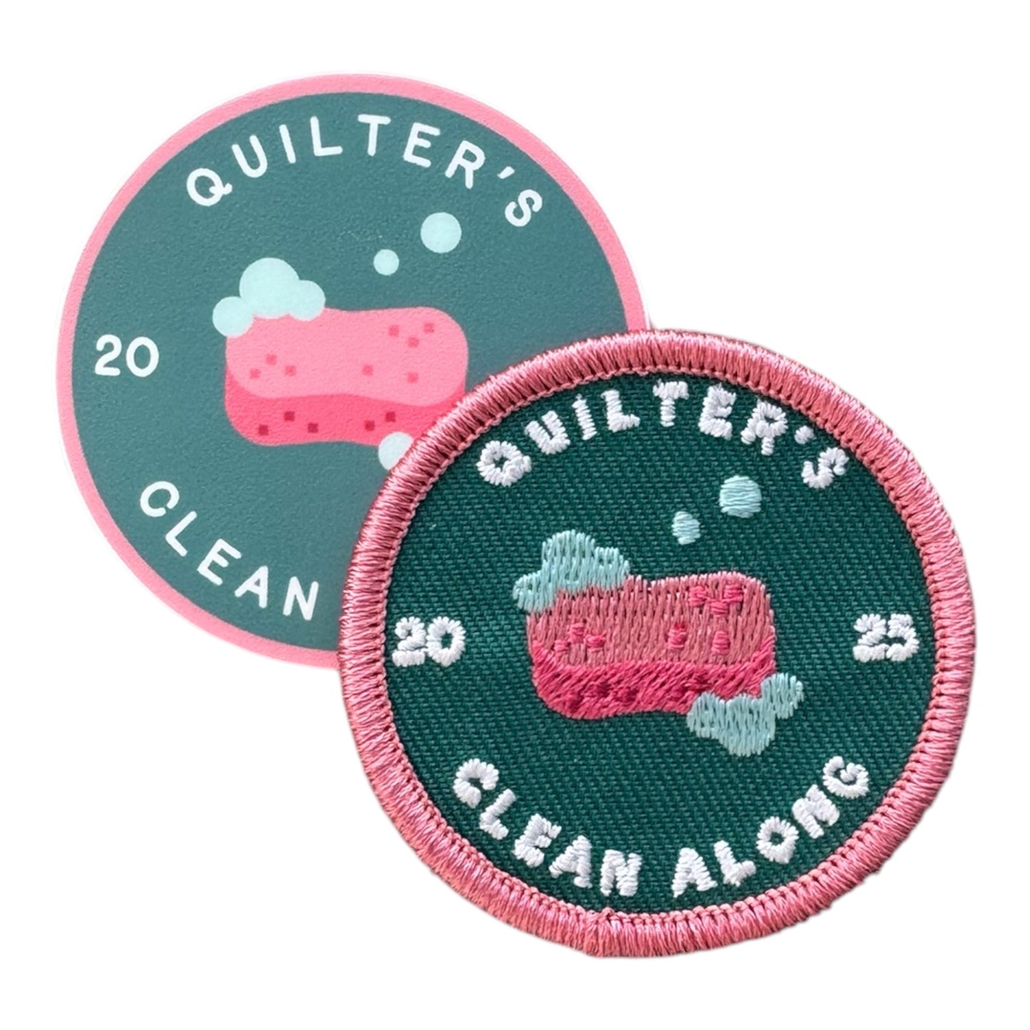 Quilter's Clean Along 2025 Badge