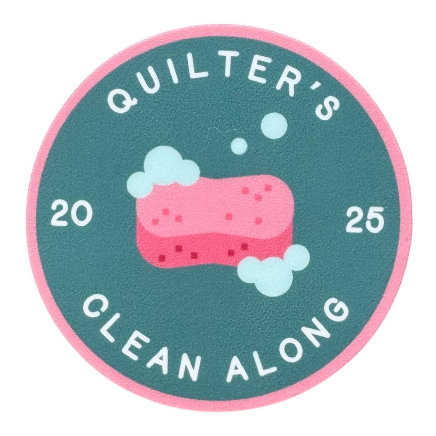 Quilter's Clean Along 2025 Badge