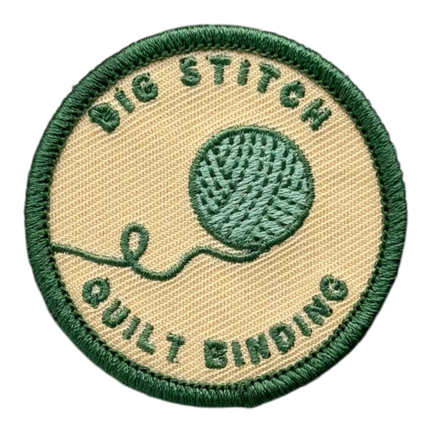 Big Stitch Quilt Binding Badge