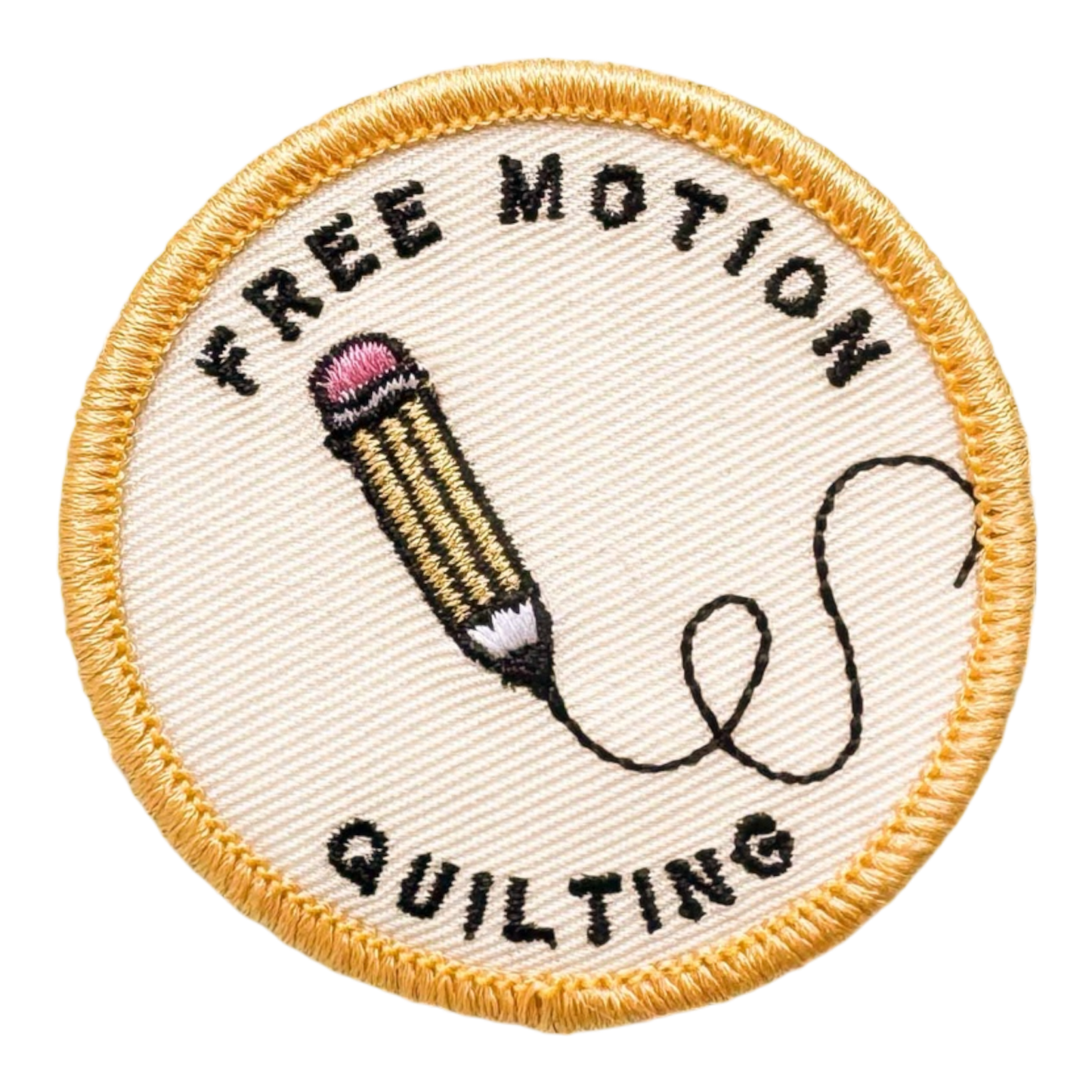 Free Motion Quilting Badge